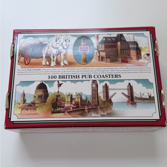 British Pub Coasters Set - Picture 2 of 16